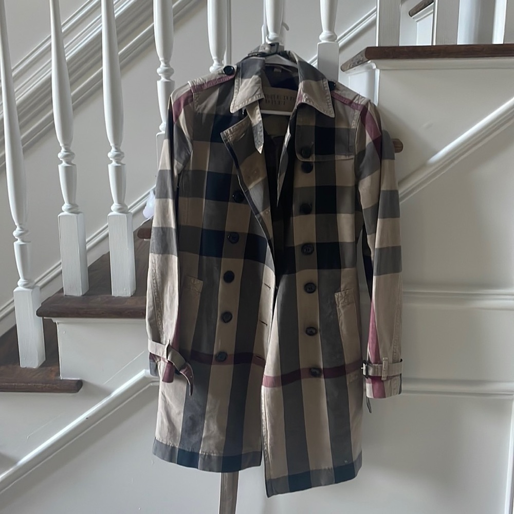 Authentic Burberry Brit rain jacket